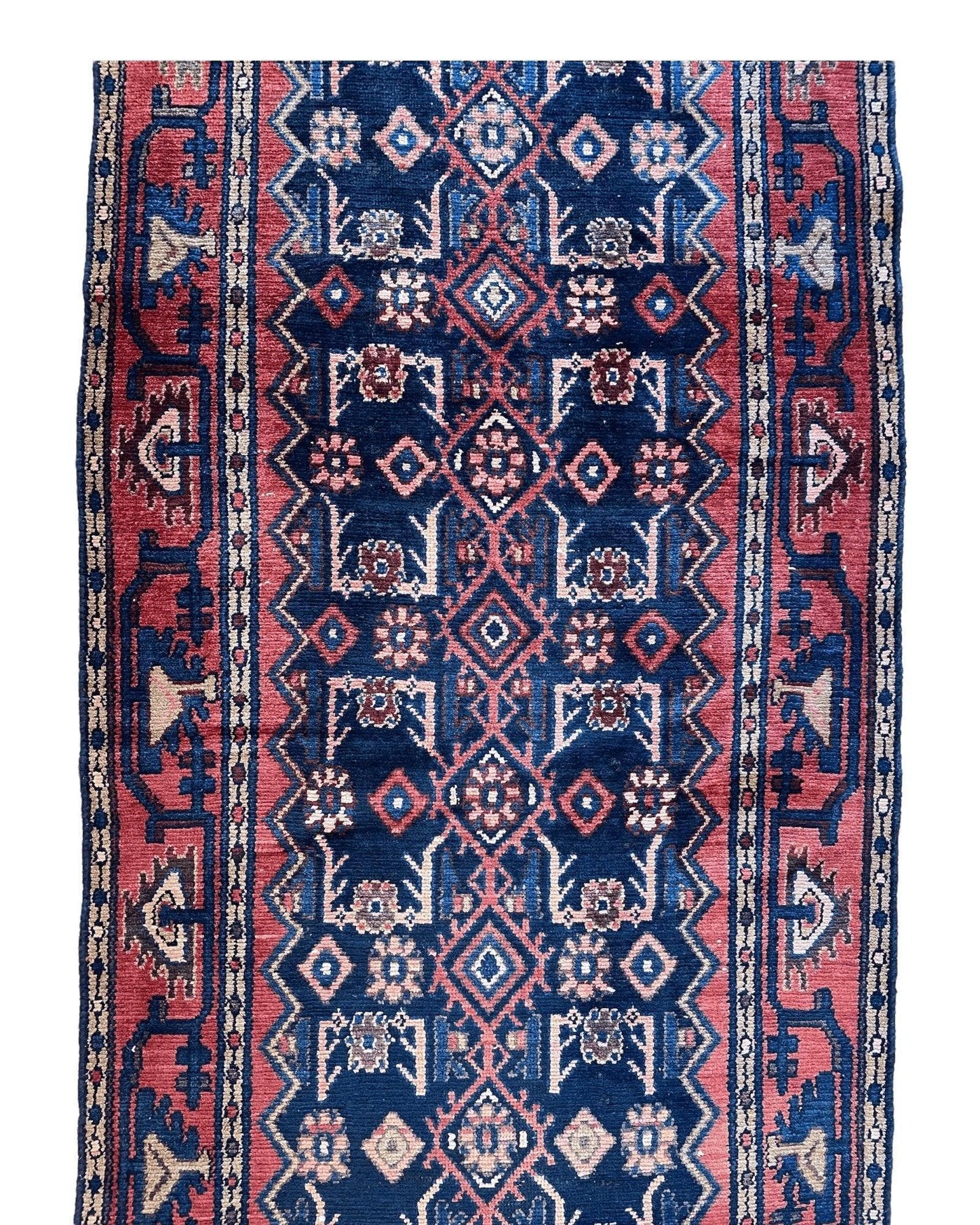 Antique Vegetable Dye Malayer Persian Runner Rug 3x10’4” - Tampa Home & Garden Store