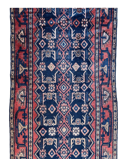 Antique Vegetable Dye Malayer Persian Runner Rug 3x10’4” - Tampa Home & Garden Store