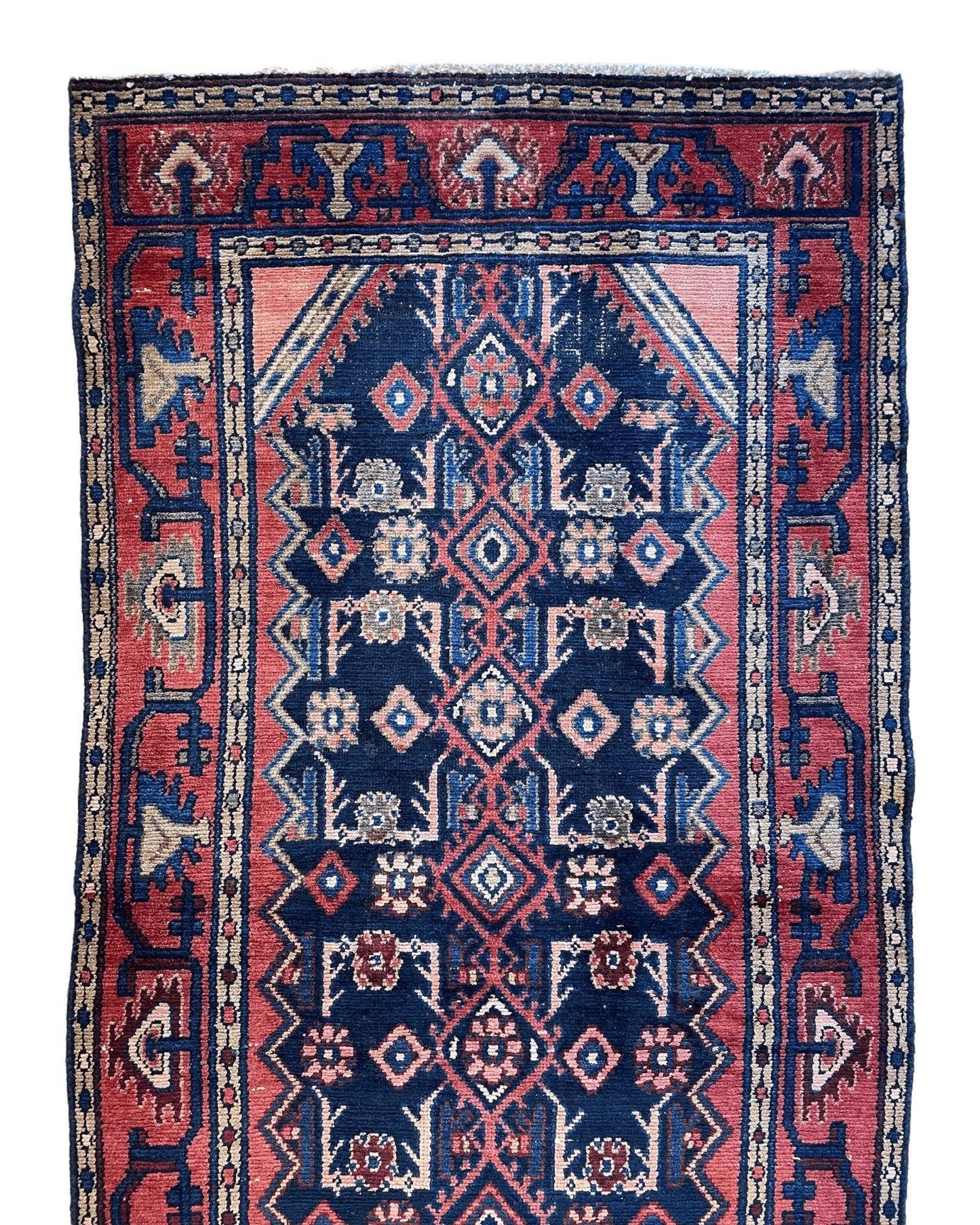 Antique Vegetable Dye Malayer Persian Runner Rug 3x10’4” - Tampa Home & Garden Store