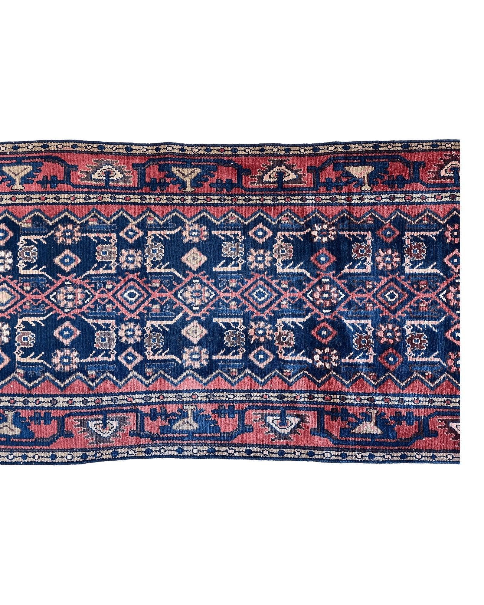 Antique Vegetable Dye Malayer Persian Runner Rug 3x10’4” - Tampa Home & Garden Store
