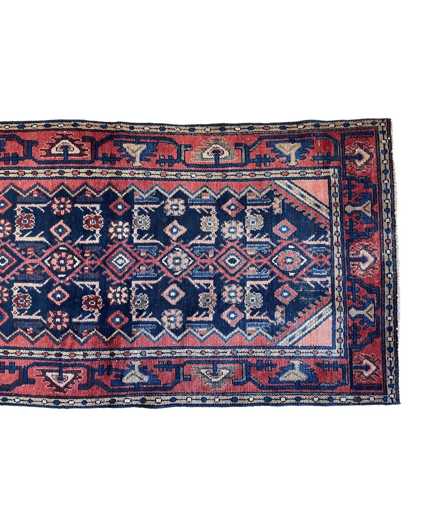 Antique Vegetable Dye Malayer Persian Runner Rug 3x10’4” - Tampa Home & Garden Store
