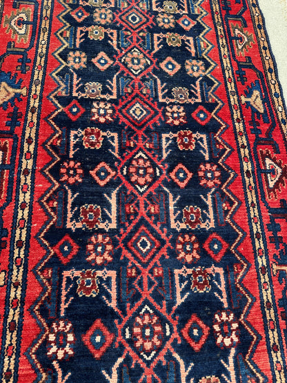 Antique Vegetable Dye Malayer Persian Runner Rug 3x10’4” - Tampa Home & Garden Store