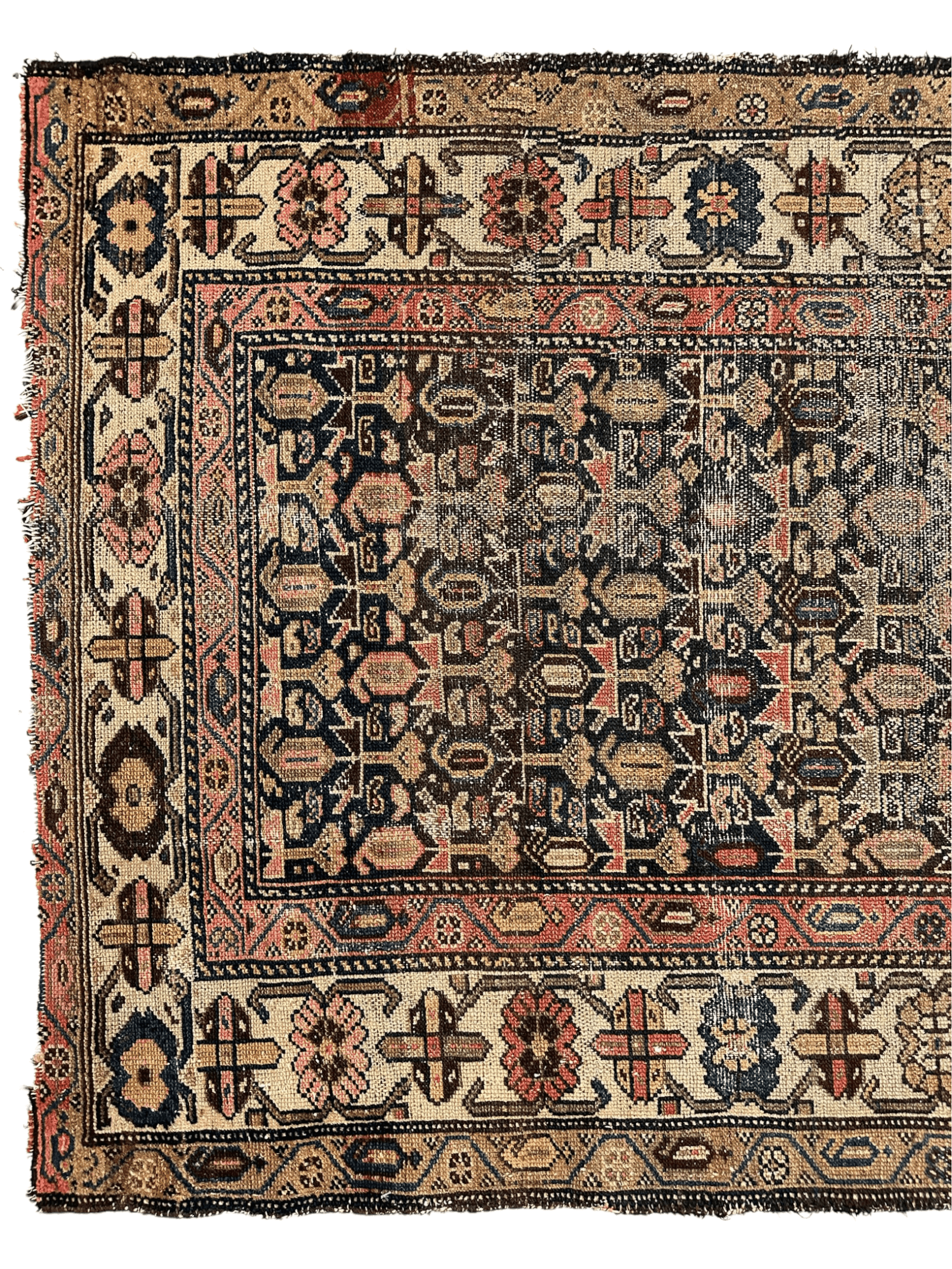 Antique Worn Late 19th Century Persian Rug 3’3” x 6’ - Tampa Home & Garden Store