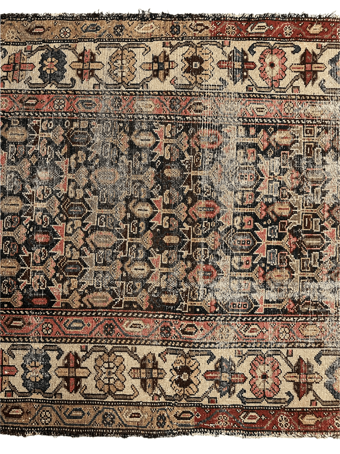 Antique Worn Late 19th Century Persian Rug 3’3” x 6’ - Tampa Home & Garden Store
