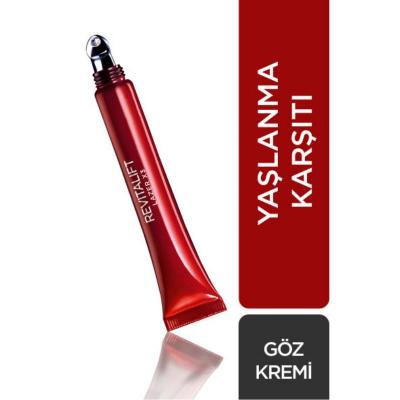 Eye cream tube, red Revitalift Laser X3 from Loreal Paris by Beauty Care Bag, anti-aging on Tampa Home & Garden Store