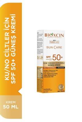 Sunscreen Bioxcin Sun Care SPF 50+ box with orange vertical label, 50 ml, 2 items shown on Tampa Home & Garden Store