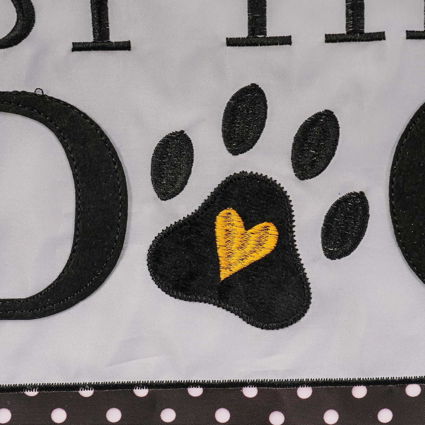 Approved by the Dog Garden Applique Flag - Tampa Home & Garden Store