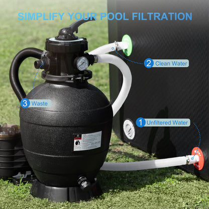 AquaMind AM13 Sand Filter Pump - Tampa Home & Garden Store