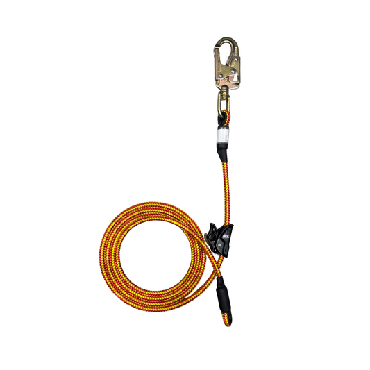 Arbo Space Iron Braid Wire Core Lanyard w/ Petzl Micrograb - Tampa Home & Garden Store
