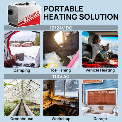 Arcade H8BP Diesel Heater, 8kW Triple Power, All-in-One Compact - Tampa Home & Garden Store