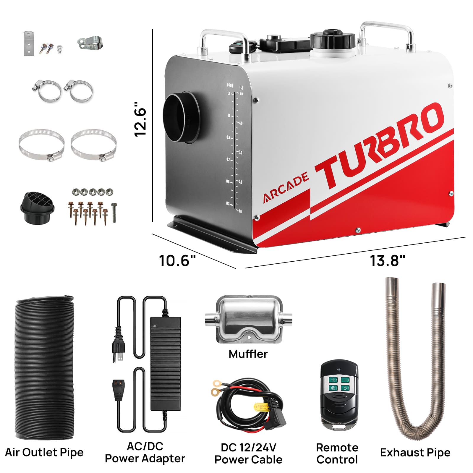 Arcade H8BP Diesel Heater, 8kW Triple Power, All-in-One Compact - Tampa Home & Garden Store