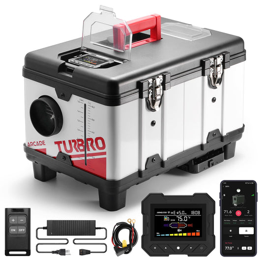 Arcade T8BP Diesel Heater, 9kW Triple Power, Toolbox Design - Tampa Home & Garden Store