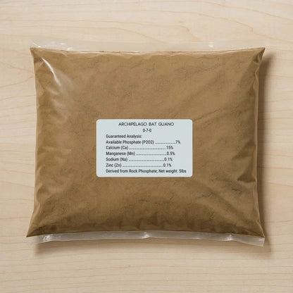 Archipelago Bat Guano 0-7-0 (5 lb bag) - Tampa Home & Garden Store