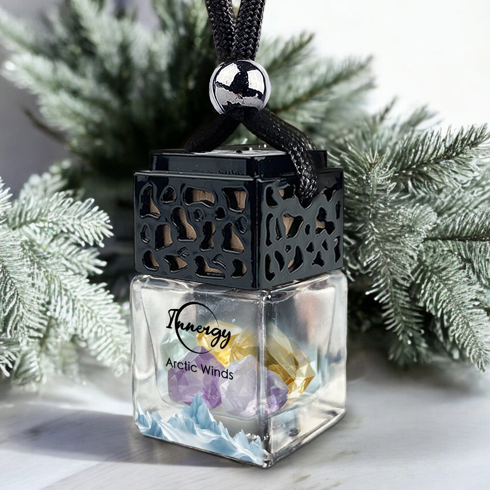 Arctic Winds Crystal-Enhanced Oil Diffuser, Car Air Freshener, 8ml - Tampa Home & Garden Store