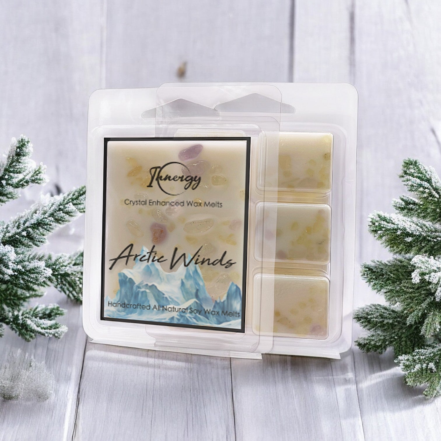 Arctic Winds Crystal-Enhanced Premium Coconut-Soy Wax Melts - Tampa Home & Garden Store