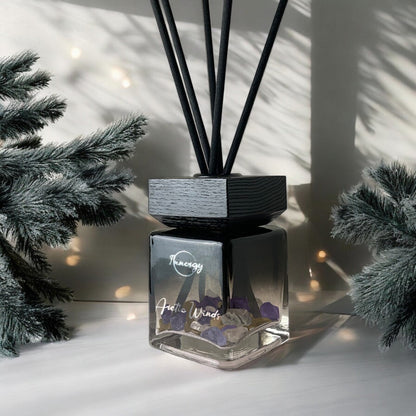 Arctic Winds Crystal-Enhanced Reed Oil Diffuser, 100ml - Tampa Home & Garden Store