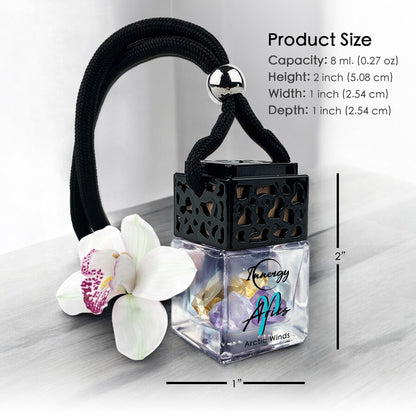 Aries Zodiac Crystal-Enhanced Oil Diffuser, Car Air Freshener, 8ml - Tampa Home & Garden Store