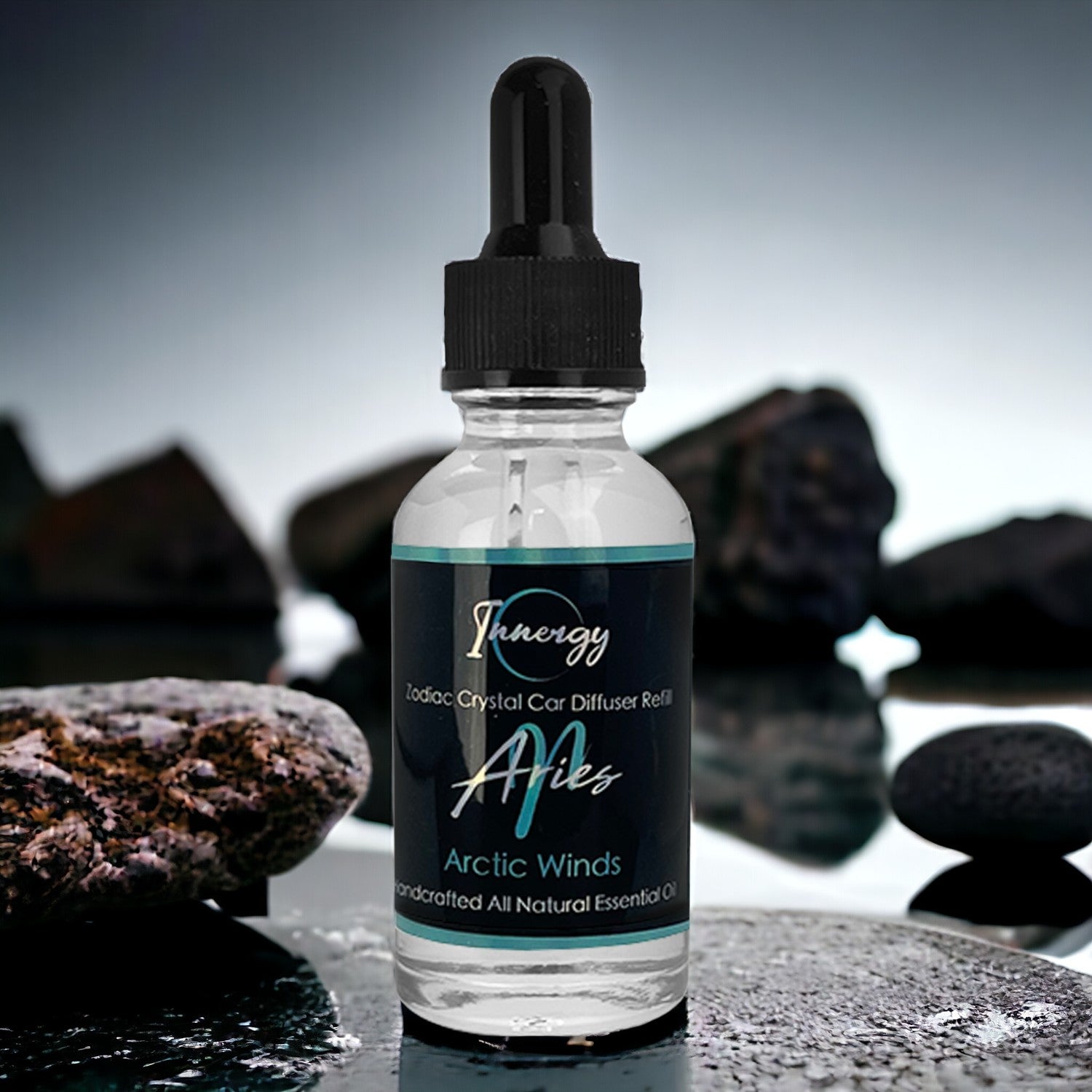 Aries Zodiac Crystal-Enhanced Oil Diffuser, Car Air Freshener, 8ml - Tampa Home & Garden Store