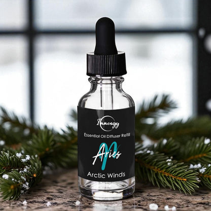 Aries Zodiac Crystal-Enhanced Oil Diffuser, Car Air Freshener, 8ml - Tampa Home & Garden Store