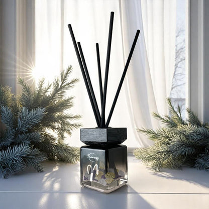 Aries Zodiac Crystal-Enhanced Reed Oil Diffuser, Arctic Winds Scent, 100ml - Tampa Home & Garden Store