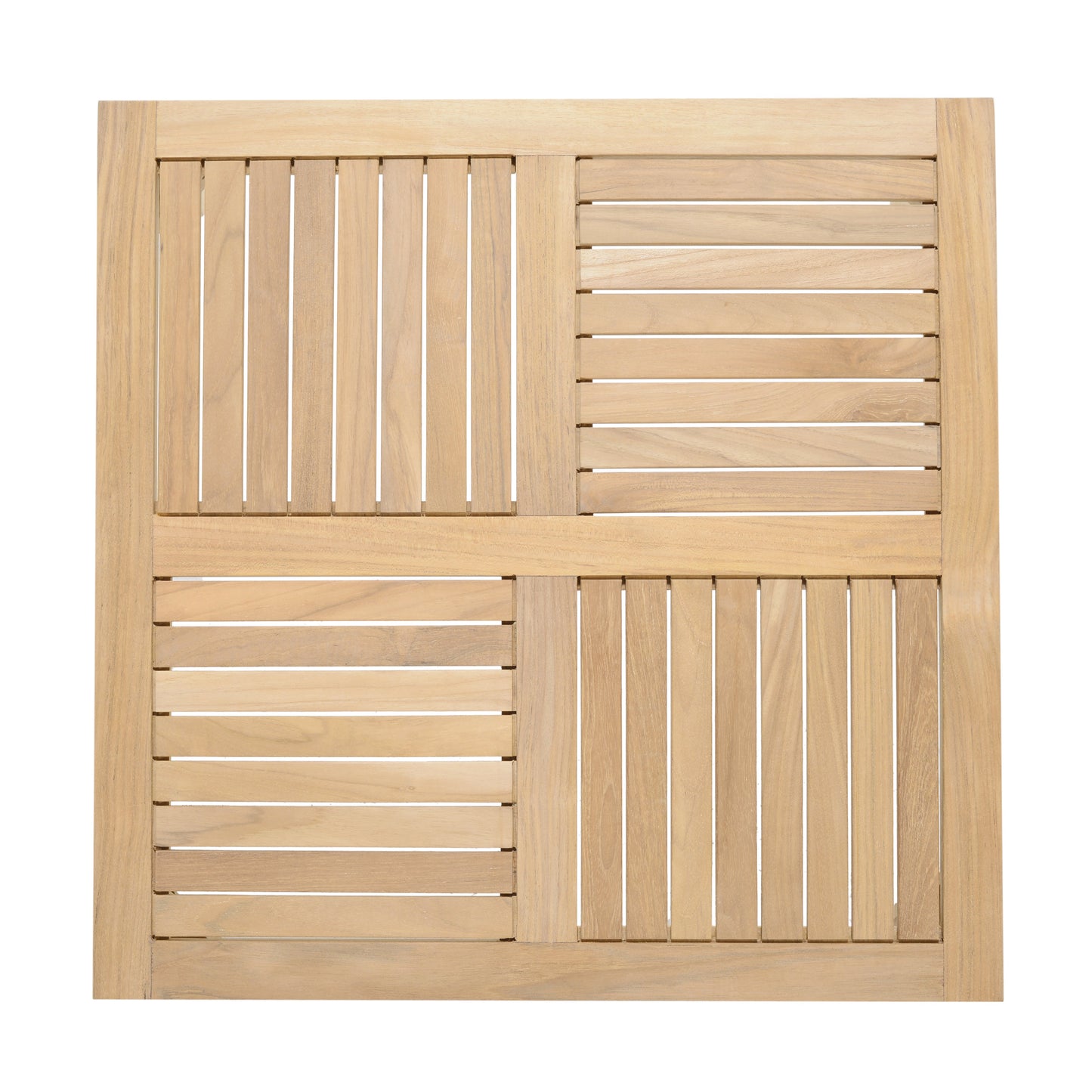 Arno 6pc Corner Set Light natural wood slatted outdoor furniture by LifestyleGarden US on Tampa Home & Garden Store