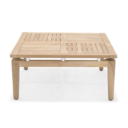 Arno 6pc Corner Set Light wooden outdoor table top with slats LifestyleGarden US on Tampa Home & Garden Store