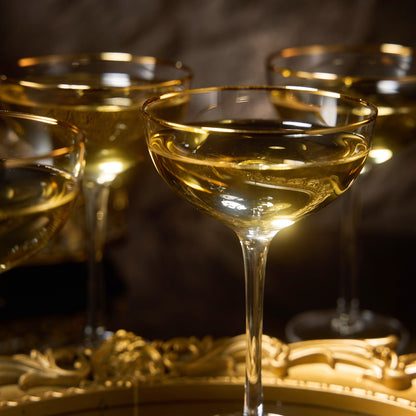 Palazzo Champagne Coupe Glassware Set of Four
