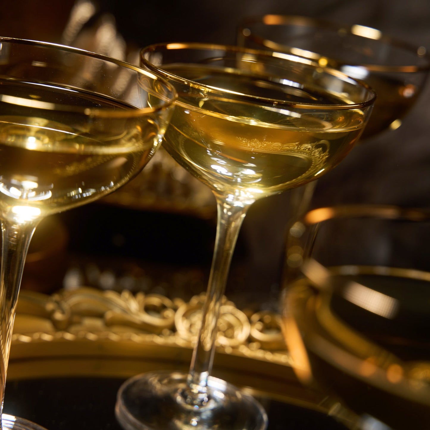 Palazzo Champagne Coupe Glassware Set of Four