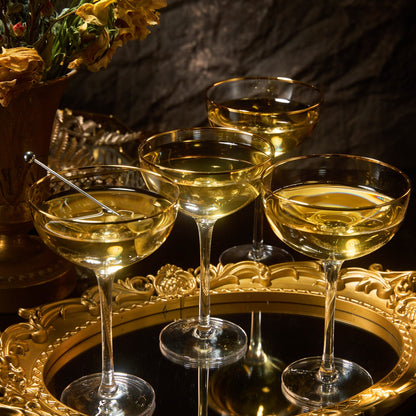 Palazzo Champagne Coupe Glassware Set of Four