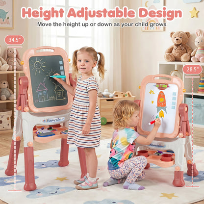 Art Easel Adjustable Height and 22 Accessories