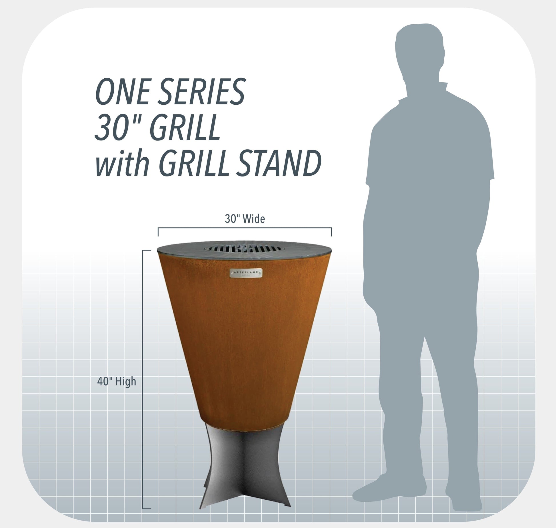 Arteflame 30" & 40" Tall Grill Stands | Create Height for Grill Enthusiasts - Tampa soil911.com