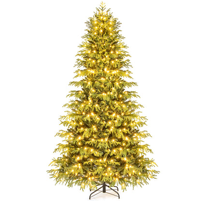 Artificial Christmas Tree with LED Lights and PVC Mixed Branch Tips