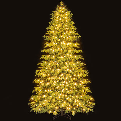 Artificial Christmas Tree with LED Lights and PVC Mixed Branch Tips