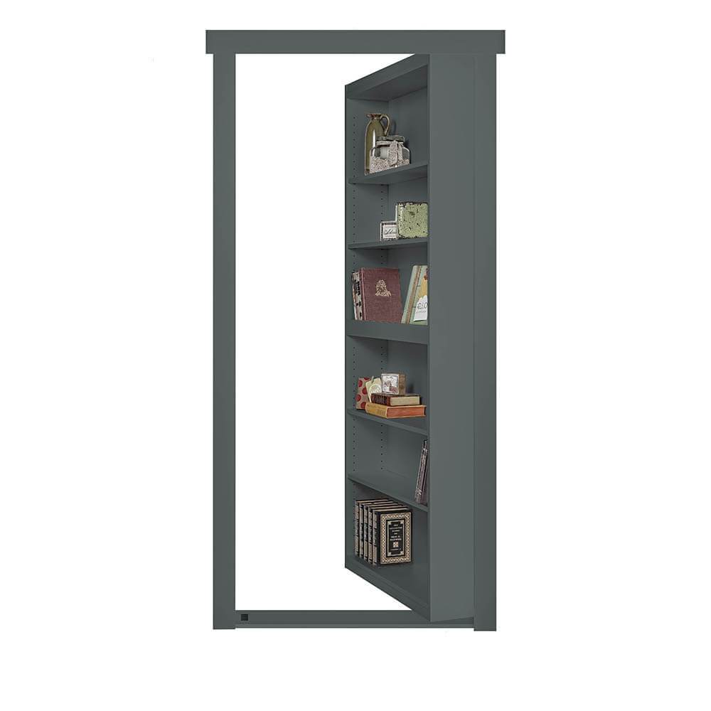 Assembled Flush Mount Paint Grade Hidden Bookcase Door - Tampa Home & Garden Store