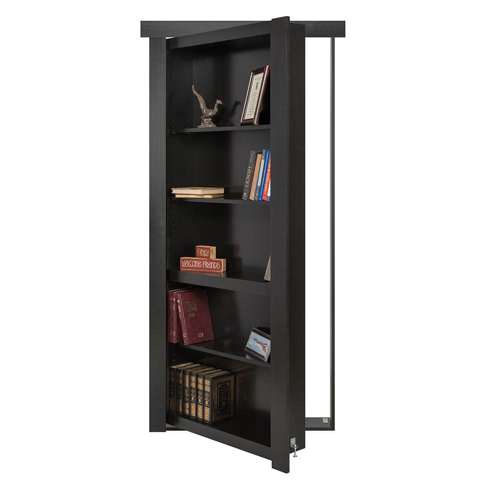 Assembled Flush Mount Paint Grade Hidden Bookcase Door - Tampa Home & Garden Store