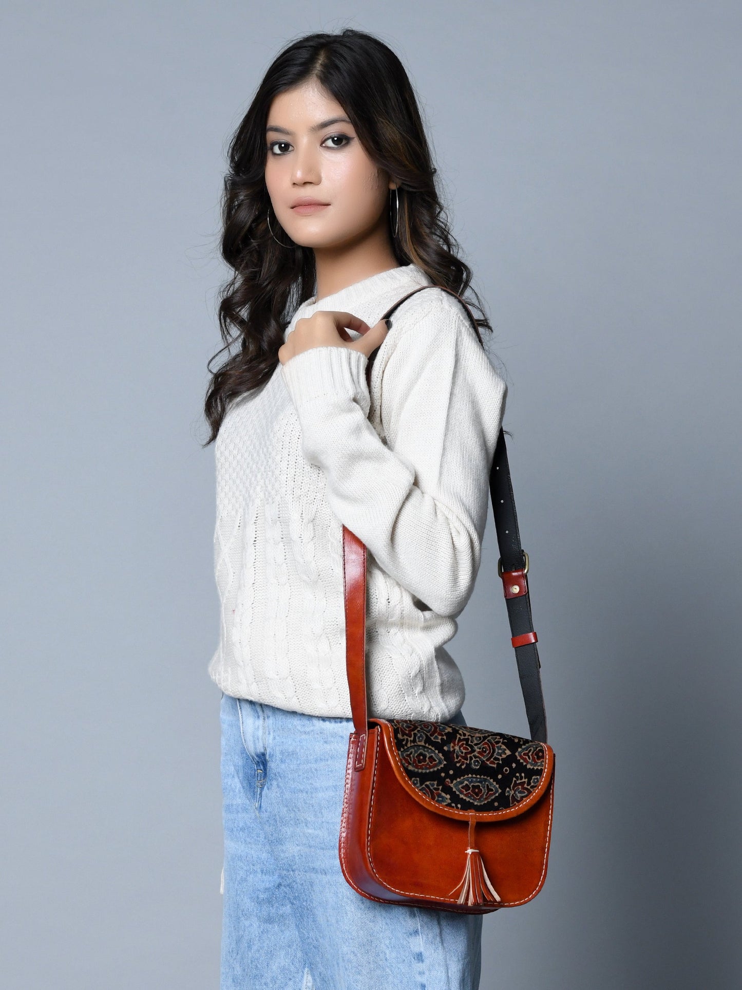 Astounding Ajrakh Ethnic Satchel - Tampa Home & Garden Store