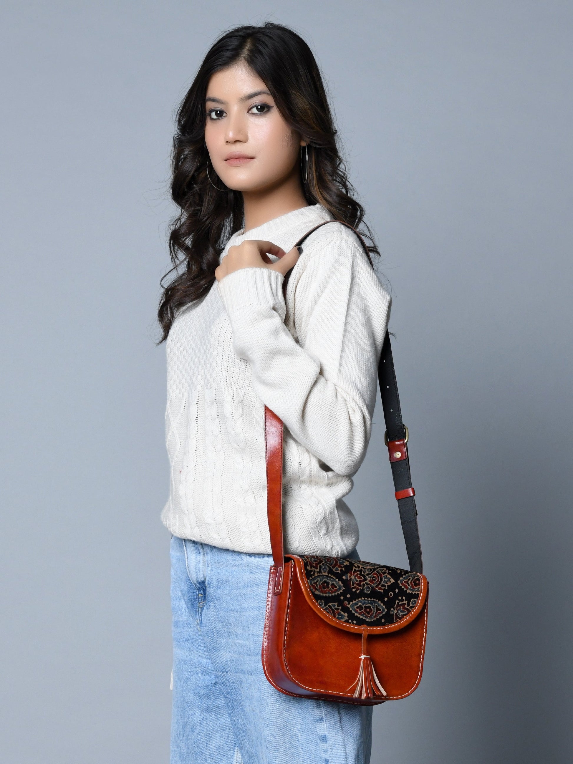 Astounding Ajrakh Ethnic Satchel - Tampa Home & Garden Store