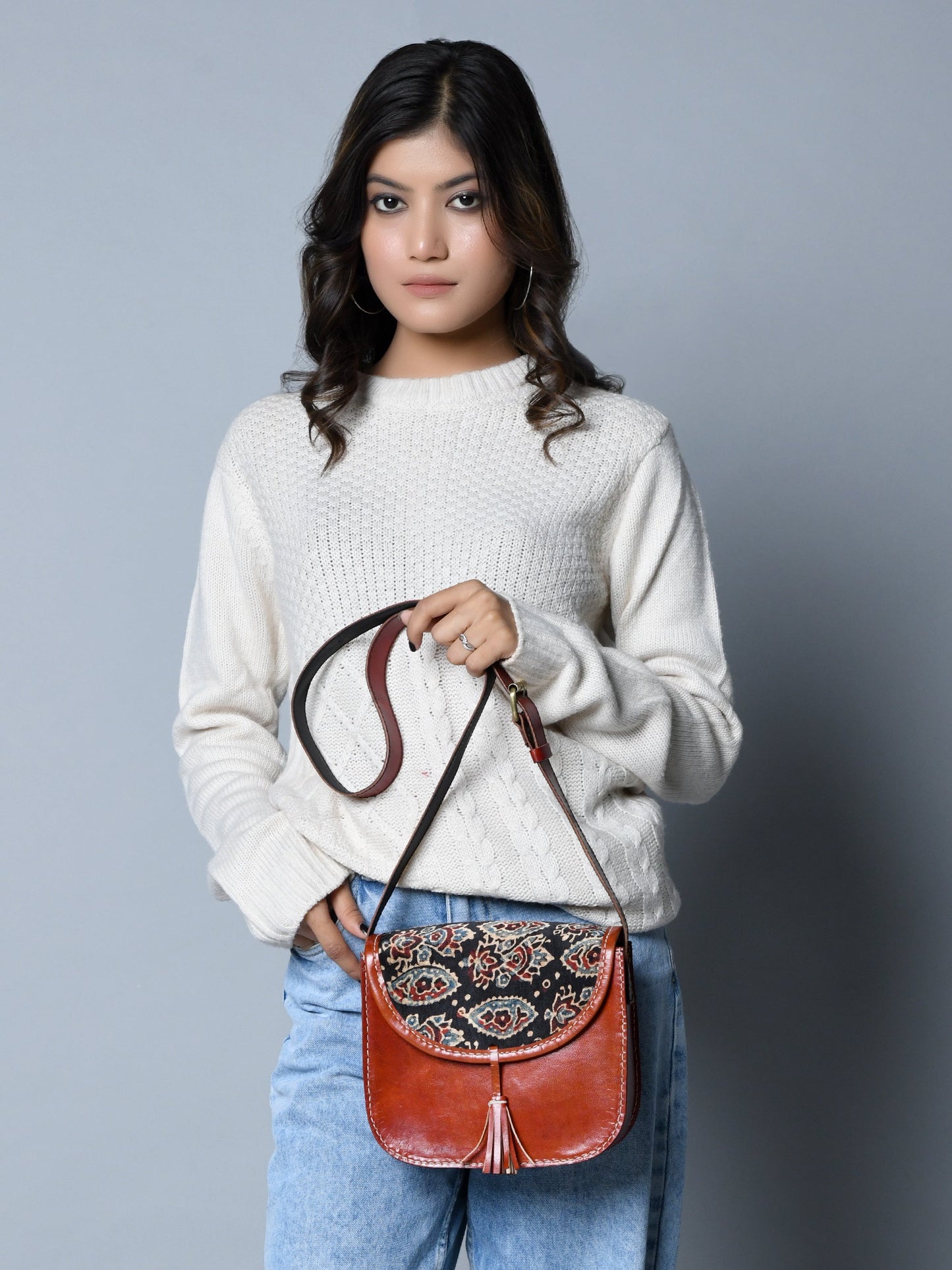 Astounding Ajrakh Ethnic Satchel - Tampa Home & Garden Store