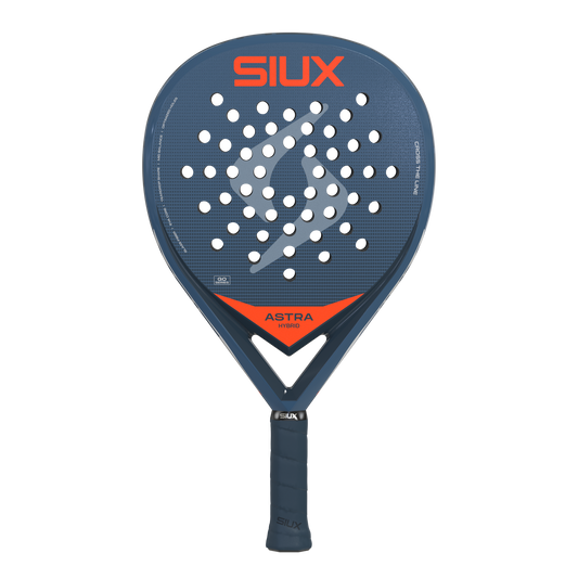 Astra Go Hybrid 2026 Padel Racket blue with orange SIUX logo by Siux USA on Tampa Home & Garden Store