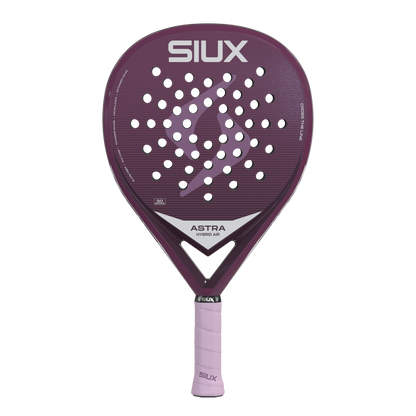 Astra Go Hybrid Air 2026 padel racket purple with perforated face by Siux USA on Tampa Home & Garden Store