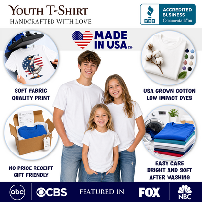 Kids Patriotic Strawberry Patch Tee and Gift