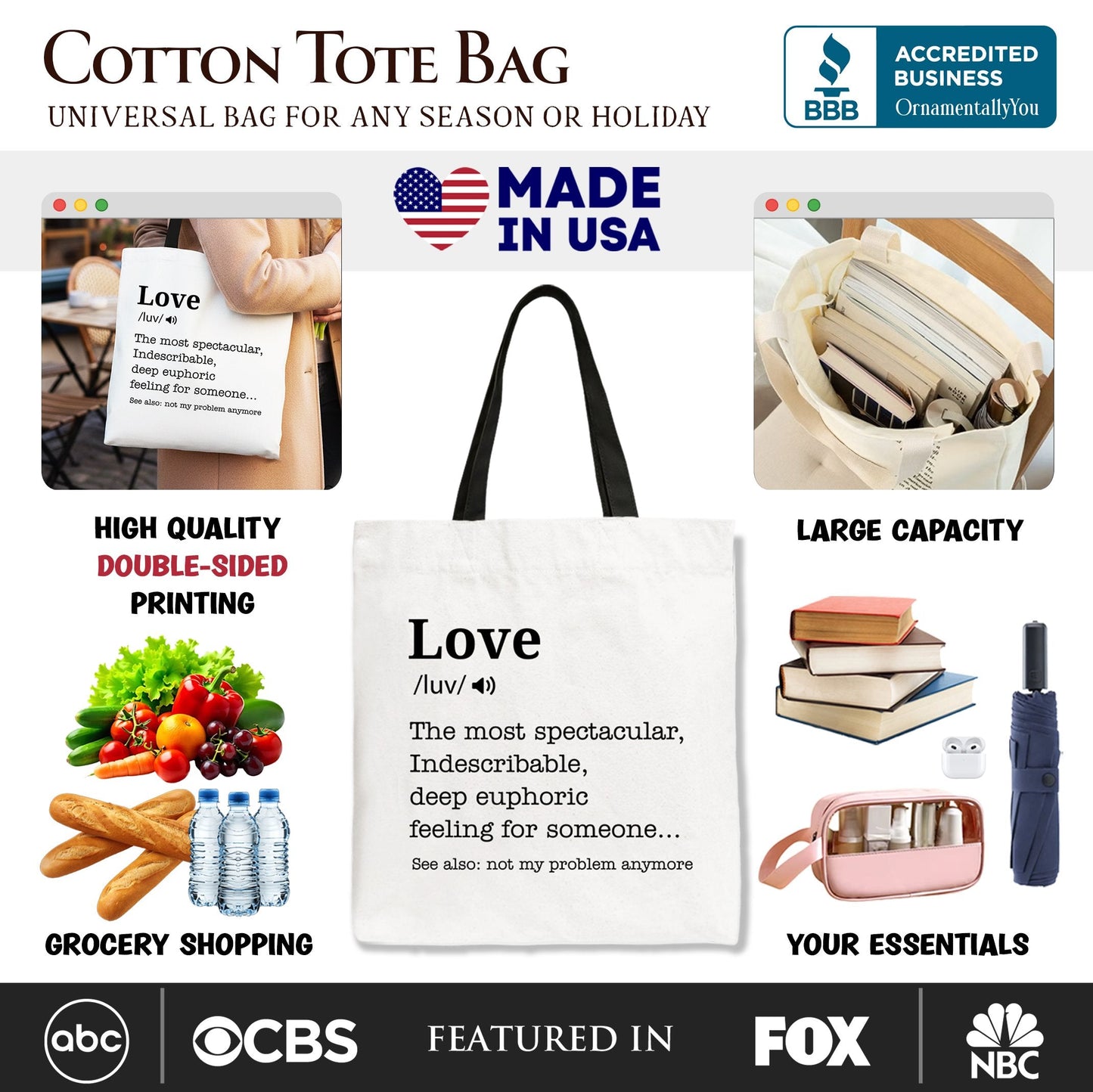 Love Not My Problem Anymore Canvas Tote Bag