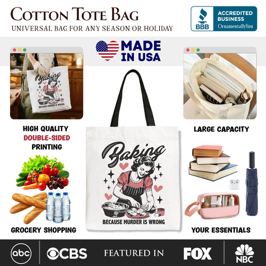 Anti Valentine Baking Tote Bag and Funny Gift