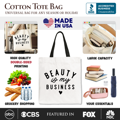 Modern Beauty Artist Canvas Tote Bag and Shopper