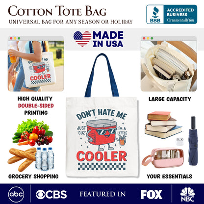 A Cool Summer Canvas Tote Bag for Shopping