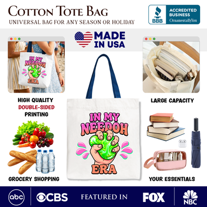 In My Needoh Era Canvas Tote Bag and a Gift