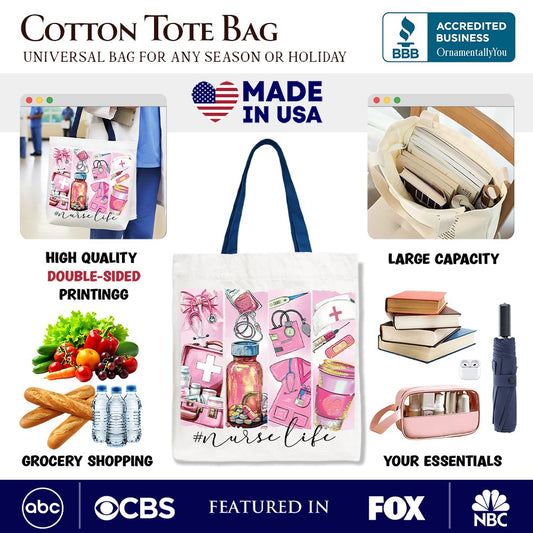 Nurse Canvas Tote Bag and a Medical Gift