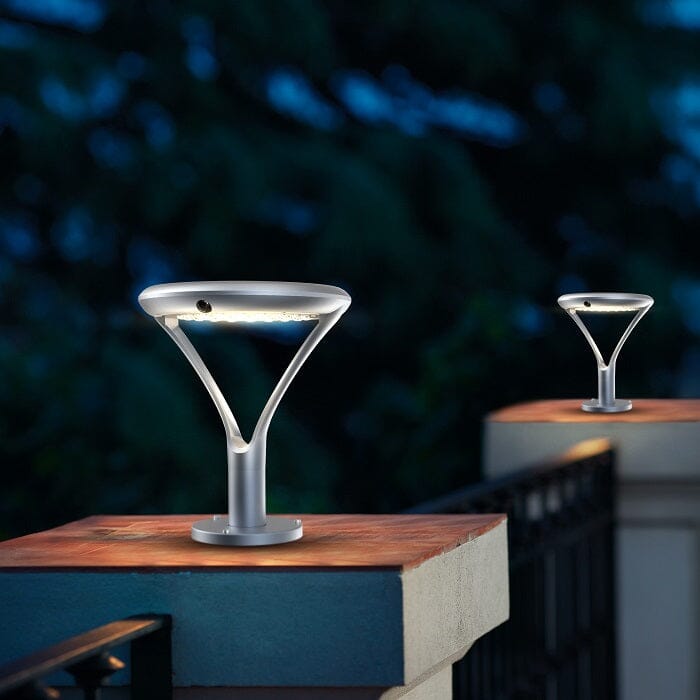 Aurora Pro® | Outdoor Pole-Mounted Dusk to Dawn Solar Ambient/Security Light - Tampa Home & Garden Store
