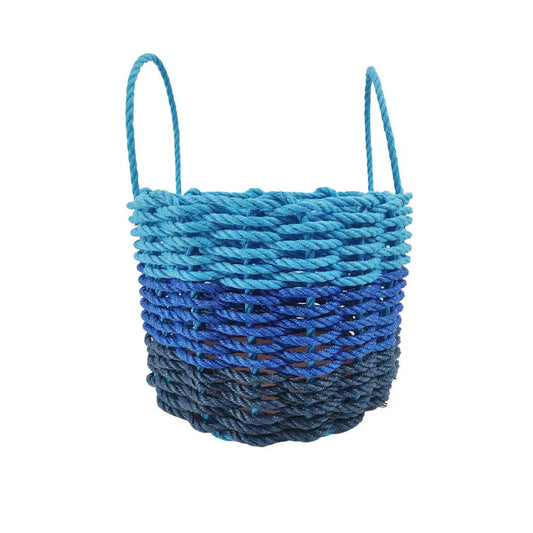 Authentic Maine Lobster Rope Storage Navy Blue, Blue and Light Blue - Tampa Home & Garden Store