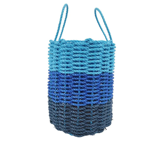 Authentic Maine Lobster Rope Storage Navy Blue, Blue and Light Blue - Tampa Home & Garden Store